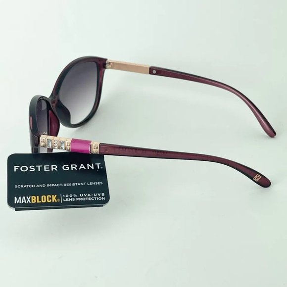 SG00755 Maxblock Sunglasses For Women Cat Eye 100% UVA-UVB Protect, Maroon SR12 - Picture 3 of 5